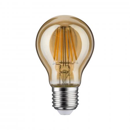 Paulmann 5074 Bundle 3xLED Filament Lampen E27 6,5W wie 50W gold 2500K extra warmweißes Licht