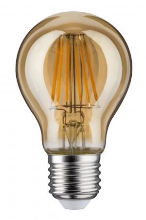Paulmann 5075 Bundle E27 3xLED Vintage LED Lampe 6W wie 40W Gold Dimmbar 1700K extra warmweißes Licht