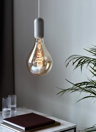 Nordlux E27 Giants Deko LED-Filament Leuchtmittel 8,5W Goldspirale birnenförmig - Aktion: Nur noch angezeigter Bestand verfügbar