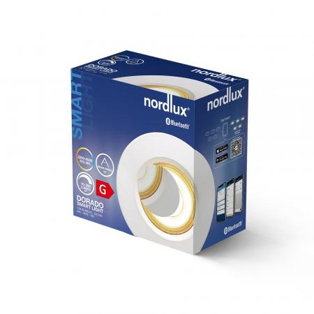 Nordlux Dorado Smart Einbaustrahler Weiss dimmbar angenehmes Licht