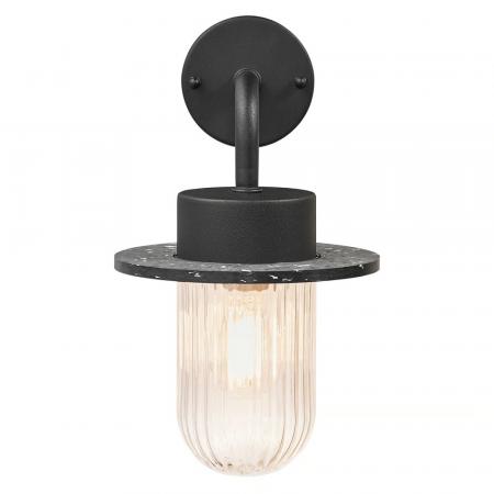 Nordlux Januka Wandleuchte Schwarz Lampenschirm aus recyceltem Kunststoff
