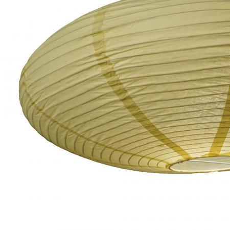 Nordlux Villo 60 moderne Pendelleuchte Schirm shade Gelb Papier retro Design ohne Fassung