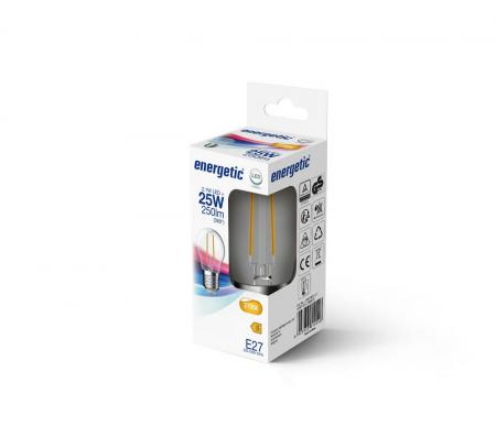 Nordlux E27 LED-Leuchtmittel klar Filament Tropfen 250lm 2,5W wie 20W warmweiß