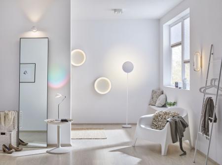 Dimmbare LED Wand- und Spiegelleuchte Agena mit Spritzwasserschutz up&down Paulmann 70948