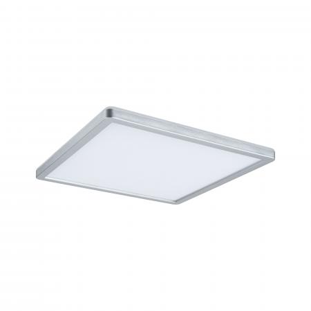 Paulmann 70994 LED Panel Atria Shine Backlight eckig modern schlicht warmweiß Chrom matt