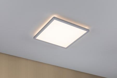 Paulmann 70994 LED Panel Atria Shine Backlight eckig modern schlicht warmweiß Chrom matt