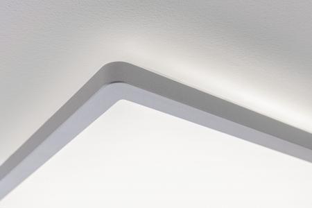 Paulmann 71009 LED Panel 3-Stufen-dimmbar Atria Shine Backlight eckig 420x420mm modern neutralweiß Chrom matt dimmbar
