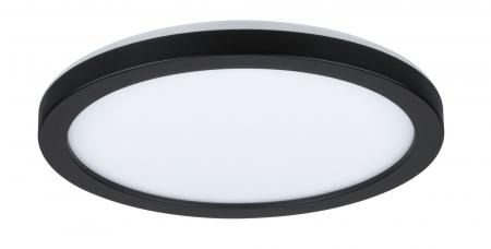 Paulmann 71011 LED Panel Atria Shine Backlight rund modern 190mm neutralweiß Schwarz