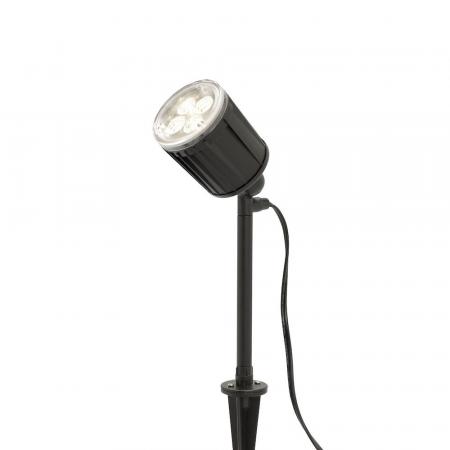 Konstsmide 7447-000 Amalfi LED Erdspießleuchte schwarz lackiertes Aluminium, Kunststoff