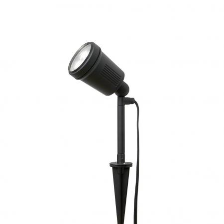 Konstsmide 7440-000 Amalfi LED Erdspießleuchte schwarz lackiertes Aluminium, Kunststoff
