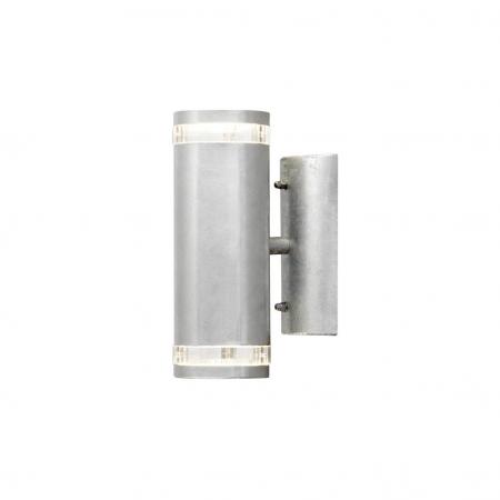 Konstsmide 7512-320 Modena Wandleuchte galvanisierter Stahl, klares Acrylglas, Reflektor