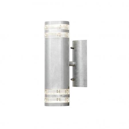 Konstsmide 7516-320 Modena Wandleuchte galvanisierter Stahl, klares Acrylglas, Reflektor