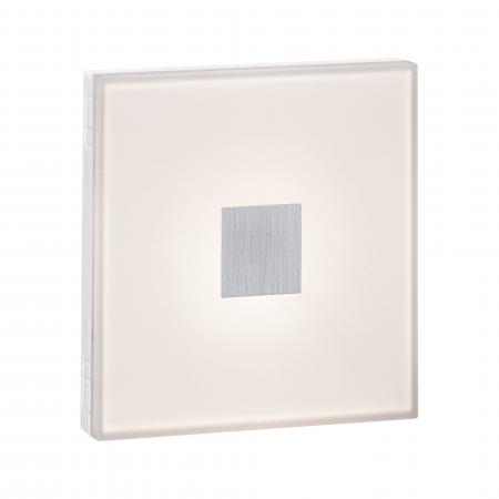 Paulmann 78400 LumiTiles LED Fliesen Square Einzelfliese 100x10mm 0,8W dimmbar warmweiß Weiß Kunststoff/Aluminium