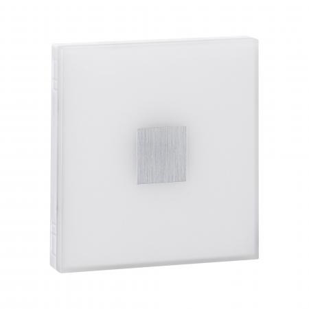 Paulmann 78401 2er-Set LumiTiles LED Fliesen Square 100x10mm 0,8W warmweiß Weiß Kunststoff/Aluminium