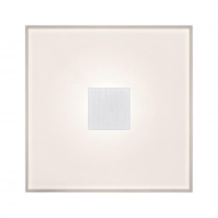Paulmann 78412 2er-Set LumiTiles LED Fliesen Square 100x10mm 0,8W dimmbar modern Regenbogen/ Weiß+ Weiß Kunststoff/Aluminium