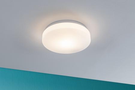 Badezimmer HomeSpa LED-Deckenleuchte von Paulmann weiß mattiert blendfrei Axin IP44 Ø26cm 78898