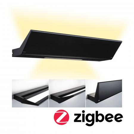Paulmann 79507 LED Wandleuchte Smart Home Zigbee Ranva Tunable White 13W dimmbar Schwarz matt