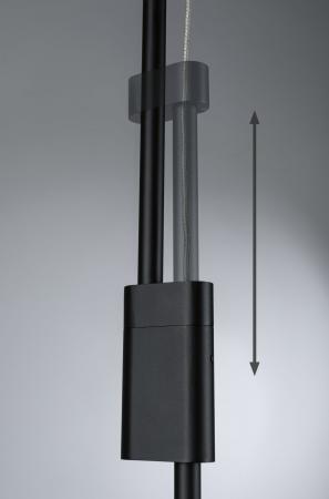 Paulmann 79772 LED Pendelleuchte 3-Stufen-dimmbar Puric Pane modern 9,5W Schwarz