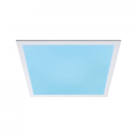 Ultraflaches ZigBee LED-Panel für die Decke Amaris Farbwechsel RGBW 60x60cm Weiß matt 230V Paulmann 79809