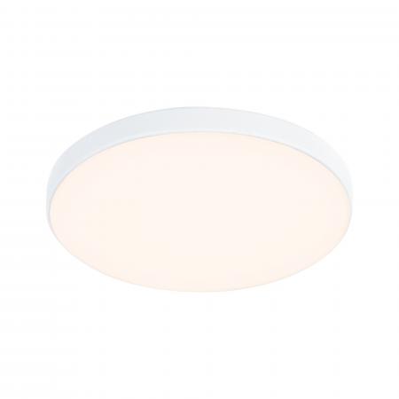 Paulmann 79938 VariFit LED Einbaupanel Veluna Edge schlicht Spritzwasser geschützt rund 90mm warmweiß Weiß