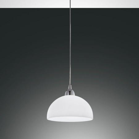 Nice Pendelleuchte E27 1X60W Weiss Glas Fabas Luce