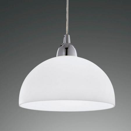 Nice Pendelleuchte E27 1X60W Weiss Glas Fabas Luce