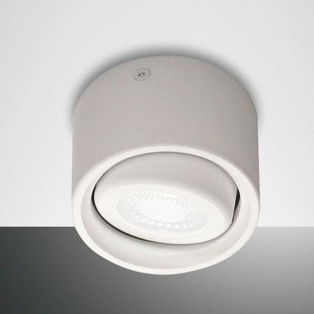 Schwenkbarer Anzio LED Spot Weiss von der italienischen Leuchtenmanufaktur Fabas Luce
