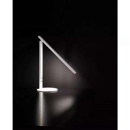 Fabas Luce Ideal  Puristische LED Schreibtischleuchte in elegantem Weiss