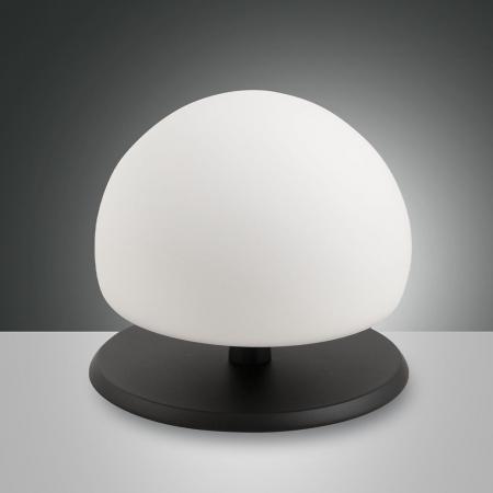Morgana Tischleuchte G9 LED 1x3W Schwarz Touchdimmer Fabas Luce