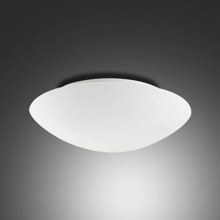 Pandora Klassische LED-Opalglasleuchte mit Bajonettverschluss dimmbar in Weiss Ø30cm von Fabas Luce