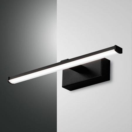 Nala LED Wand- und Spiegeleuchte in Schwarz Fabas Luce