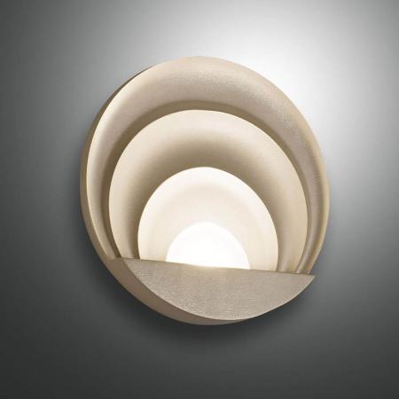 Sunrise LED Wandleuchte in Gold edelmatt von Fabas Luce