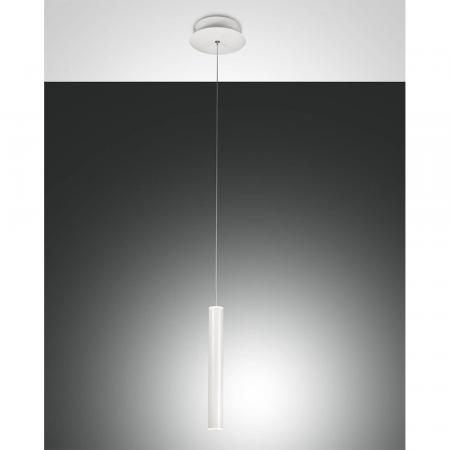 Prado LED Pendelleuchte im Röhrenstil mit Ober- und Unterlicht in Weiß dimmbar von Fabas Luce