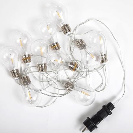 New Garden Lichterkette mit 10 LED-Leuchtmitteln warmweiss