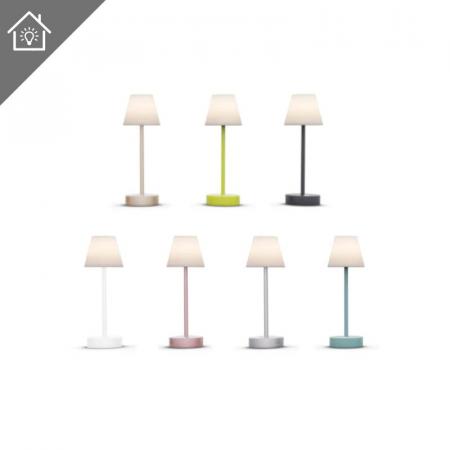 New Garden TISCHLAMPE LOLA SLIM 30 lime dimmbar Akku In&Out IP44