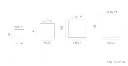 New Garden CUBY 45 Leuchtwürfel & Beistelltisch in weiss 230V