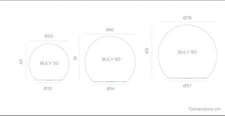 New Garden BULY 30 Garten LED-Kugelleuchte weiss IP65 230 Volt