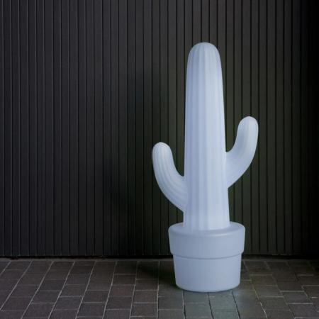 New Garden Kaktus 100 LED-Stehlampe In&Out weiß 230V