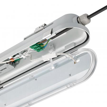 150cm Sensor Philips CoreLine LED Feuchtraumleuchte WT120C G2 LED34S/840 PSU MDU IP65 4000K 3400lm 25,5W