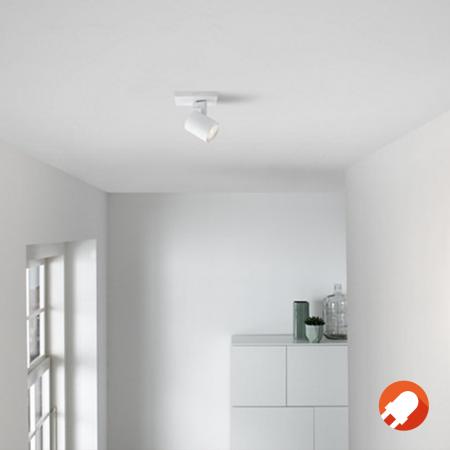 Philips myLiving 1-flammiger LED Wand- und Deckenstrahler Runner in Weiß