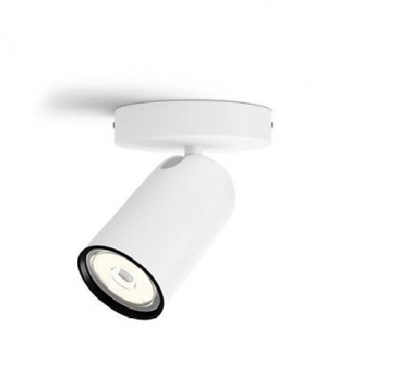Philips myLiving LED Spot PONGEE 1-flammiger schwenkbarer Strahler in Weiß