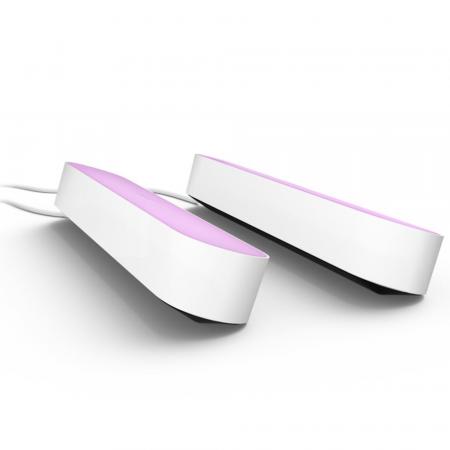 Philips Hue White and Color Ambiance Play Lightbar Basis-Set Doppelpack in Weiß