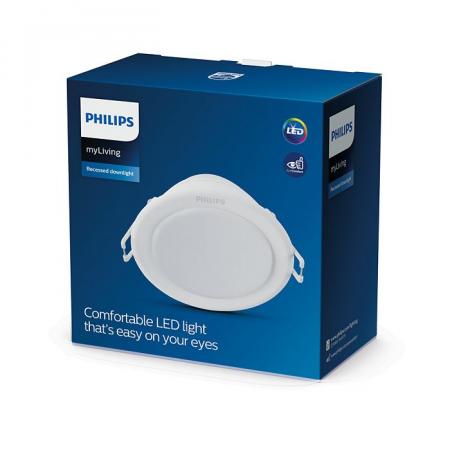 Philips Runde LED Einbauleuchte MESON 5,5 Watt 3000K warmweißes Licht