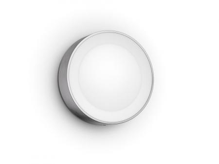 Philips Hue White Color Ambiance Daylo LED Outdoor Wandleuchte silber IP44 ZigBee