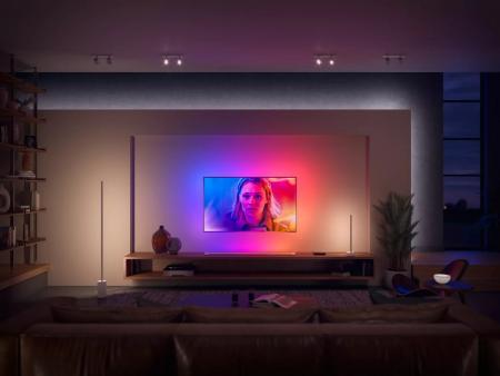 90cm Philips Hue Play Gradient Light Tube weiß kompakt RGBW ZigBee White & Color Ambiance