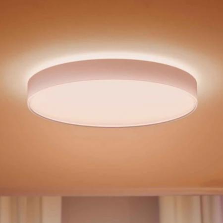 Philips Hue Enrave Deckenleuchte inkl. Dimmschalter Weiß 55,1cm Tunable White