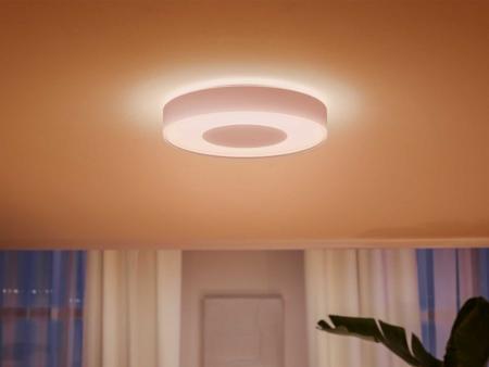 Philips Hue White & Color Ambiance INFUSE große LED Deckenleuchte in Weiss Ø42,5cm RGBW Farben