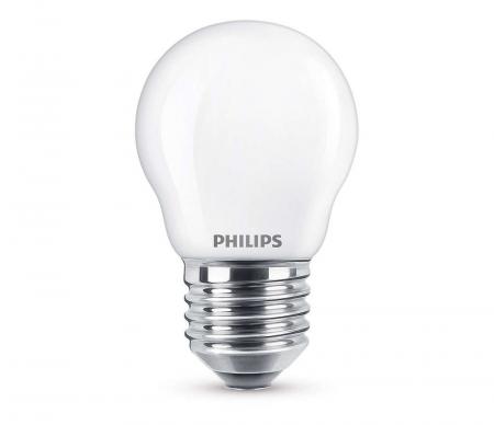 Philips LED E27 Tropfen Lampe 2,2W wie 25W warmweiß 2700K Matt augenschonend