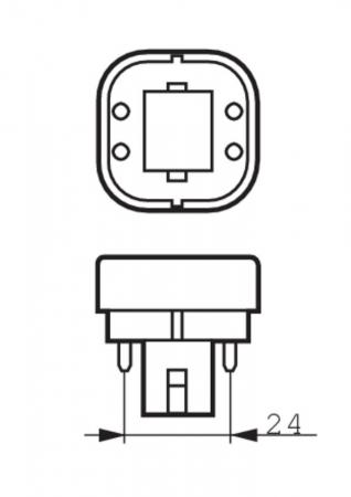 Philips CorePro LED PLC 4Pin G24q-1 4.5W wie 13W 3000K warmweißes Licht für EVG