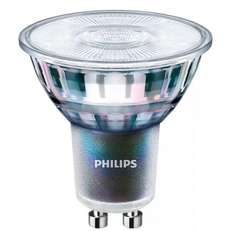 Philips GU10 MASTER LED Strahler Expert Color 5.5 wie 50W dimmbar schmaler 36°-Abstrahlwinkel warmweißes Licht 97Ra erstklassige Farbwiedergabe